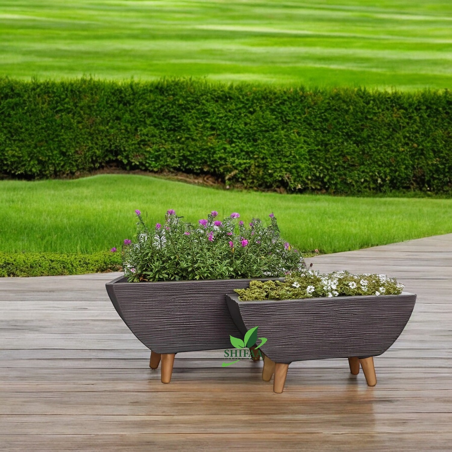 Tall Planter with Stand