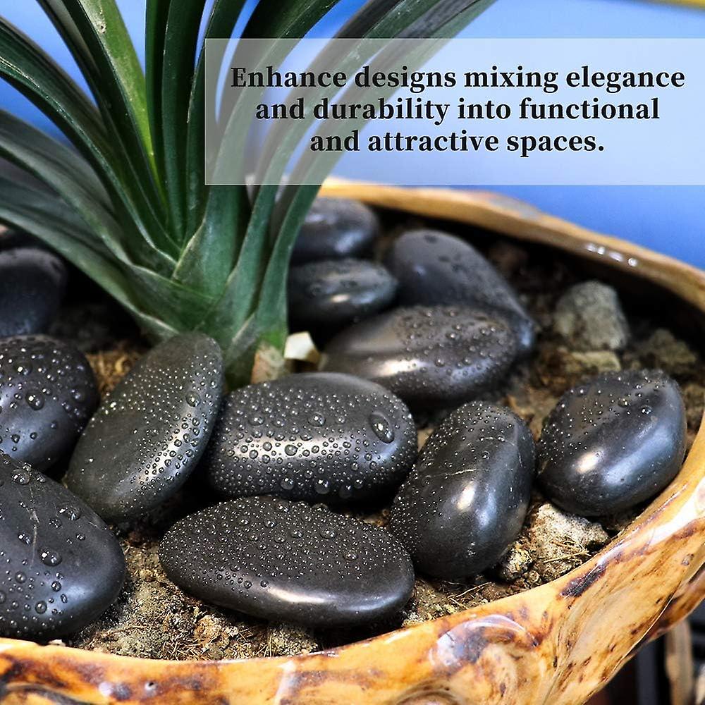 Natural High Polished Black Stones/Pebbles