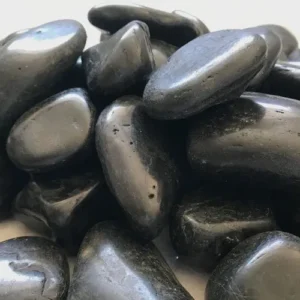 Natural Black Polished Pebbles/Stones 2-4CM 20KG